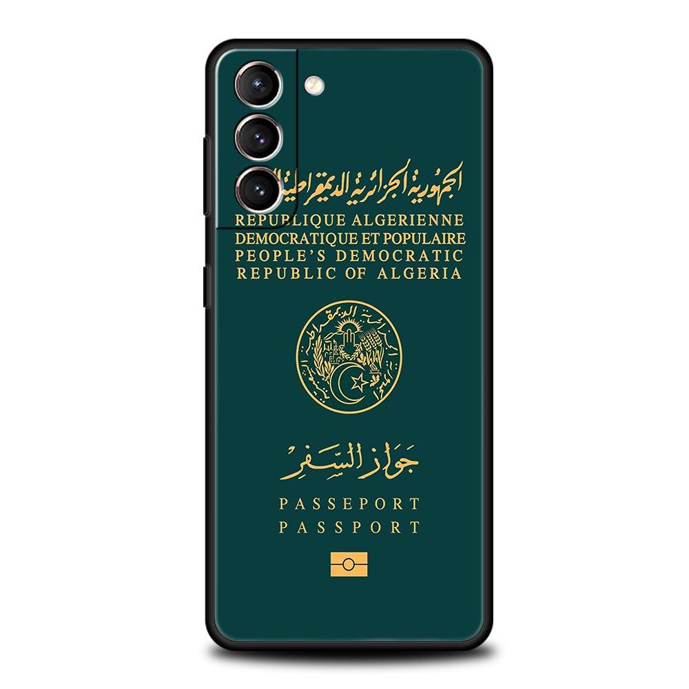 Pouzdro na telefon s motivem Alžírska a Ruska pro Samsung Galaxy S24 S23 S22 5G S20 Ultra S21 FE S10 S9 Plus S10E S8 Lite 20 Soft TPU kryt
