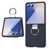 Shockproof Armor With Ring Holder Phone Case For Galaxy Z Flip 7 6 5 4 3 For Samsung Z Flip7 ZFlip7 flip6 5G Hard PC Back Cover