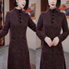 2025 Autumn/Winter Chic Elegant Warm Dress - Light Luxury, Trendy, Thickened Style