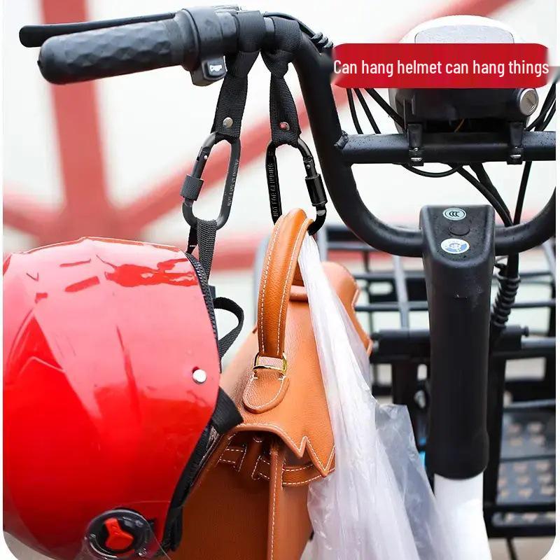 Motorcycle & Electric Vehicle Front-Mounted Universal Handlebar Hook - Strong Load-Bearing.