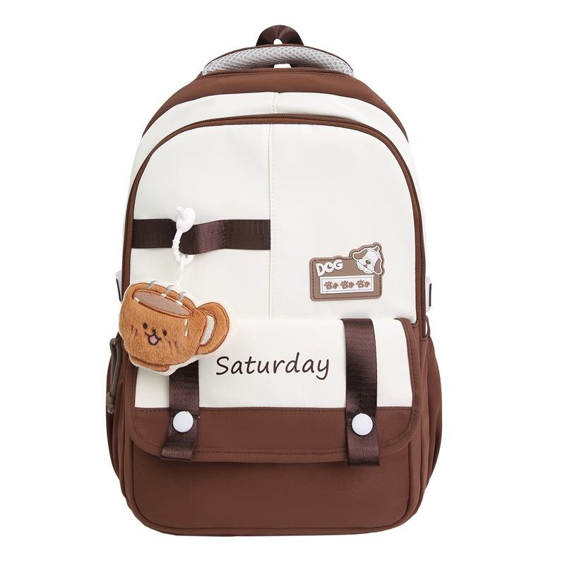 Leisure Travel Backpack Backpack Travel New Korean Style Fashionable Large Capacity Junior High School and High School Students' School Bag