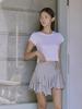Seumaillingonmi Punched Soft T-Shirt (White, Lemon, Navy)