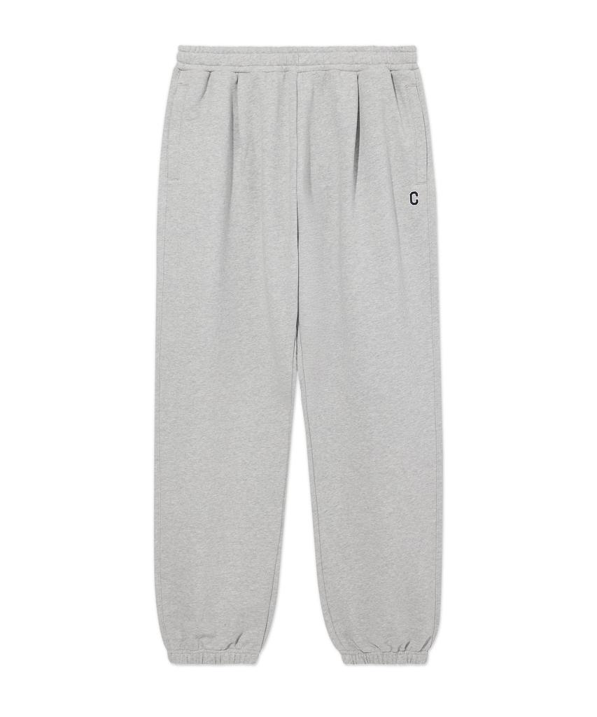 COVERNAT Wide C Logo Sweat Jogger Pants Melange Gray