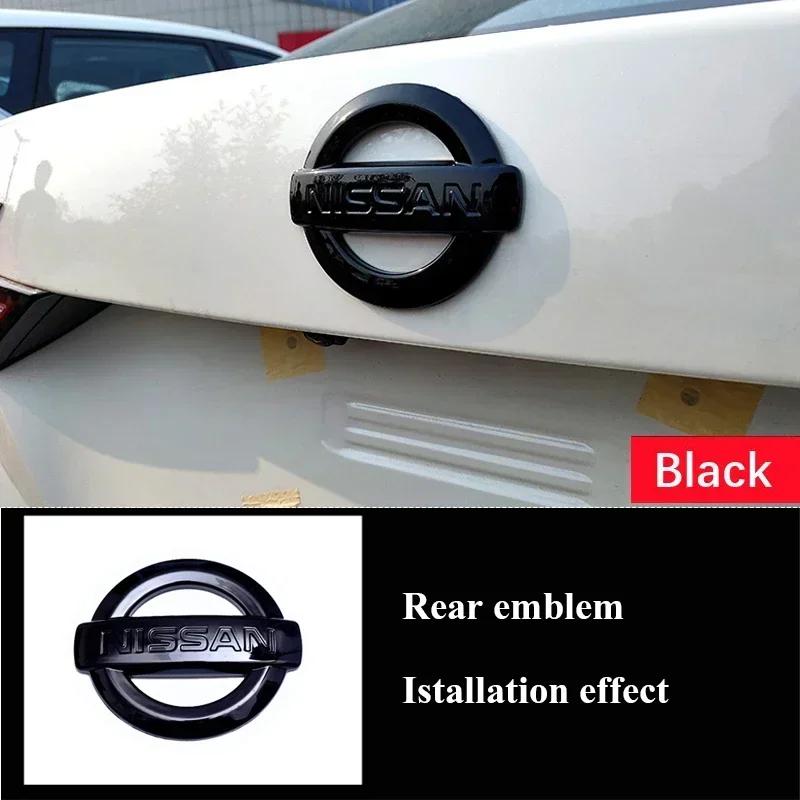 

ABS Car Front Grille Rear Trunk Emblem Cover Steering Wheel Logo Nissan Altima Sylphy KIcks Qashqai X-Trall Tiida Sunny 2025 For 14th Sylphy 2020