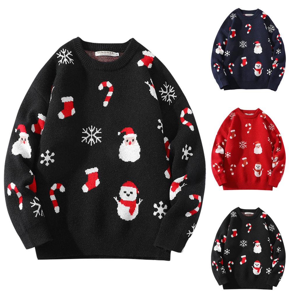 Fashion Leisure Long Sleeve Slim Fit Knitted Sweater Pullover Sweater