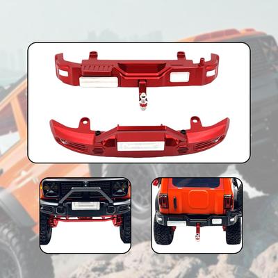 1/12 RC Car Front Rear Bumpers Guards Accessories Aluminum Replacement Sturdy for 300 DIY Accs