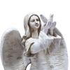 Angel Statue Vintage Resin Angel and Dove Sculpture Figurine for Home Wedding Decor