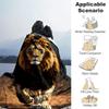 1pc Lion Printing Lightweight Flannel Blanket, Comfortable and Warm Blanket, for Camping Sofa Bed and Couch Office, Suitable for Gift Blanket