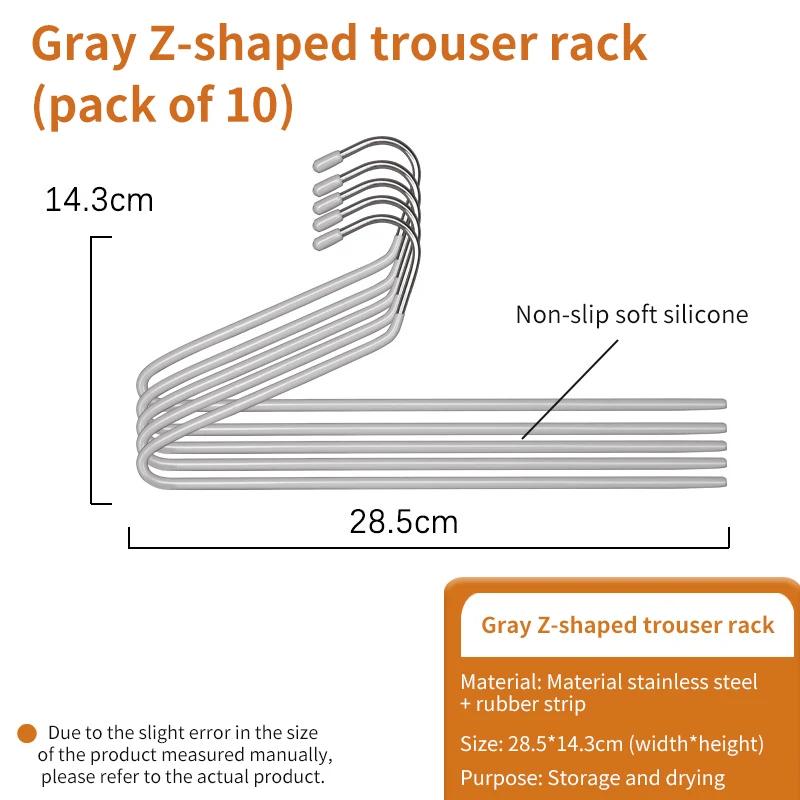 Expandable Sliding Pants Rack Collapsible Drying Holder Aluminum alloy Wardrobe Clothes Rack Wall-mounted Retractable organizer