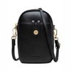 New Style PU Leather Crossbody Bag Soft Multi-layer Messenger Bag Square Bag Mobile Phone Bag