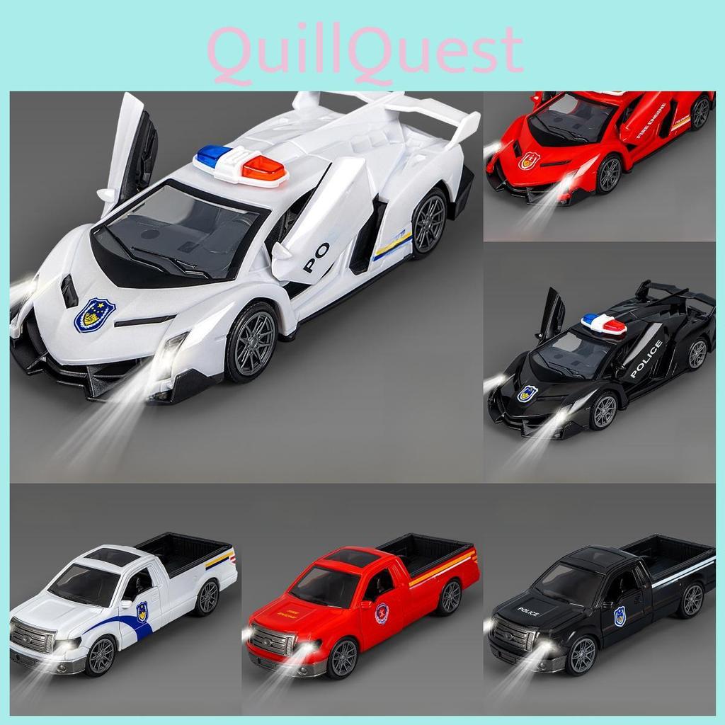 Trägheits-Polizeiauto-Modell mit Licht und Ton für Kinderspielzimmer