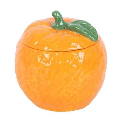 Orange Kerzenglas