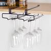 Lightweight Goblet Storage Shelf Two rows Wine Glass Holder Wine Glass Hanging Rack  Kitchen Tools