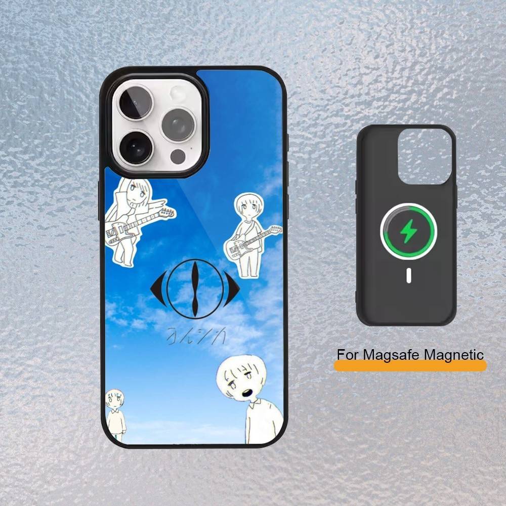 Band Y-Yorushikas Phone Case For iPhone Magsafe Magnetic 17,16,15,14,13,12,11  Wireless Charging cover