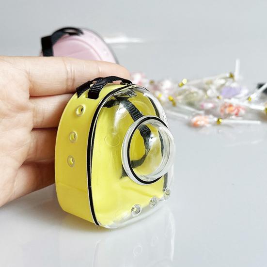 Mini Doll Backpack for La-bubu Realistic Pet Space Carriers Cute Miniature Bags
