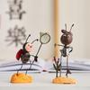Aesthetic Bottom of the Stone Wrought Iron Furnishing Ant Ornaments Animal Home LivingRoom Decoration Kid's Gifts