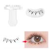 Nedre Ögonfransstämpel Schablon Med Handtag Professionell Lat Smink Under Ögonfrans Silikonmall Falska Ögonfransar Tryckverktyg