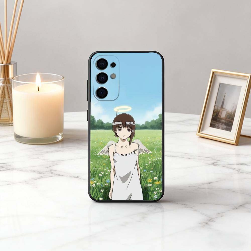 

S-Serial L-Lain E-Experiments-SEL Phone Case Black Silicone Soft For Samsung S25,S24,S21,S22,S23,S30,Ultra,S20,Plus,Fe,Lite Samsung S20ULTRA5G
