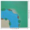 Non-Toxic Construction Bricks City Baseplates Diy Sea Beach Islands River Grasslands Plates 32X32 Dots Small Particle Building Blocks Toys