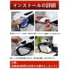 VIVIZHWH Rearview Mirror, Auxiliary Mirror, Car Mirror, Side Mirror, Auxiliary Mirror for Car, Adjustable Angle, Accident Prevention, Set of 2
