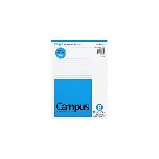(Оптовая закупка) KOKUYO Campus Report Pad B5 Ширина линейки 6 мм 35 строк 50 листов Re-50B [x10]