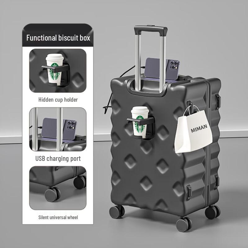 Xiaoyan Multifunctional Spinner Travel Luggage 20 inch