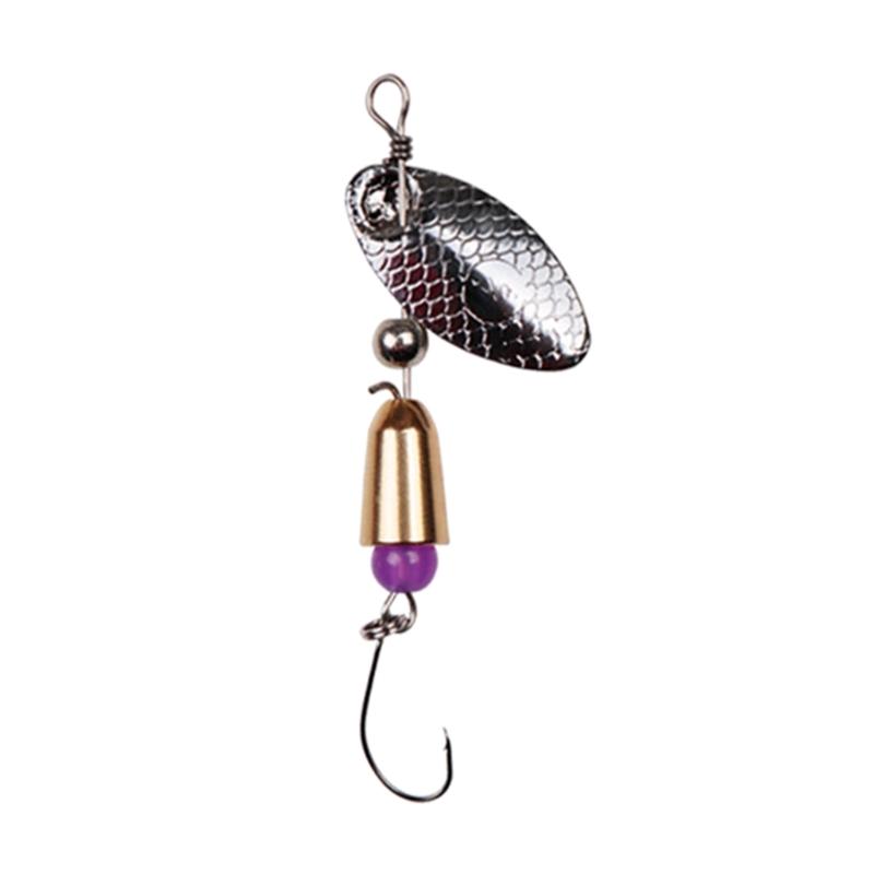 Металлическая блесна-вертушка Приманка для ловли форели Жесткая приманка Блестки Шумная Пайетка Искусственная приманка Маленькие жесткие блестки Вертушка