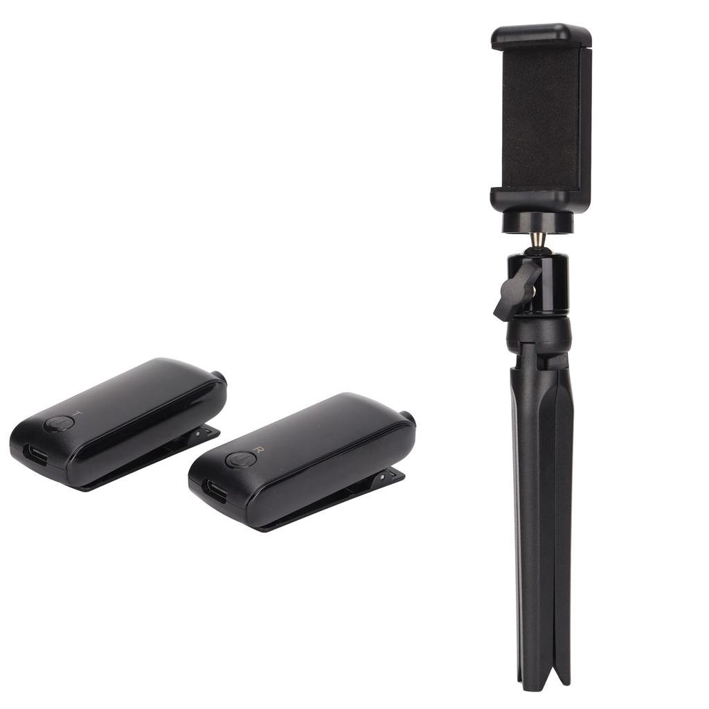 MCL-02 Wireless Lavalier Microphone Omnidirectional Recording Microphone for Smart Phones Cameras