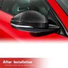 Carbon Fiber Rearview Mirror Cover For Jaguar F-Type 2013- Door Side Mirror Cover Trim Exterior Replacement Accessories