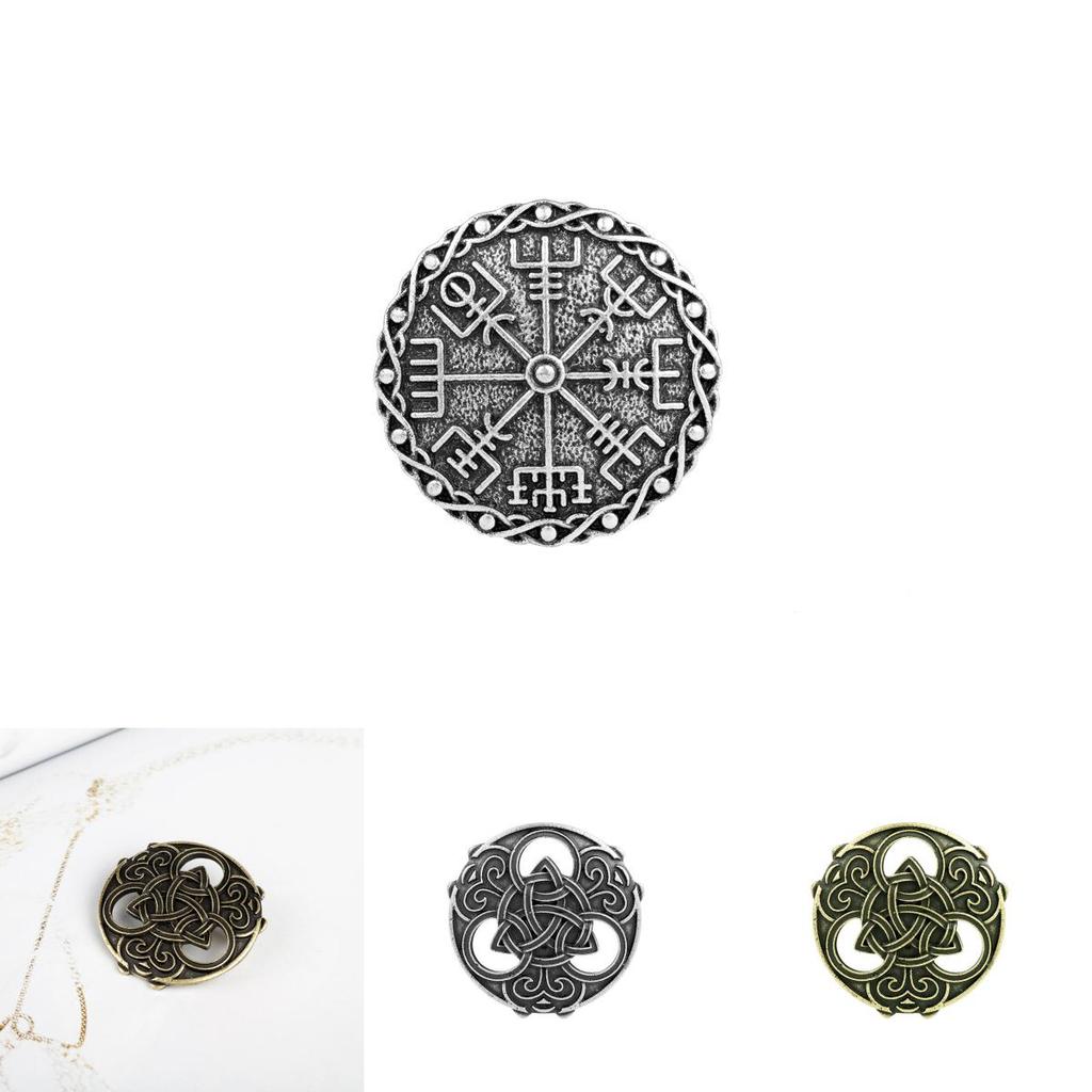 Celtic Brooch Knot Pin With Electroplated Finish For Men Women Commuter Fashion