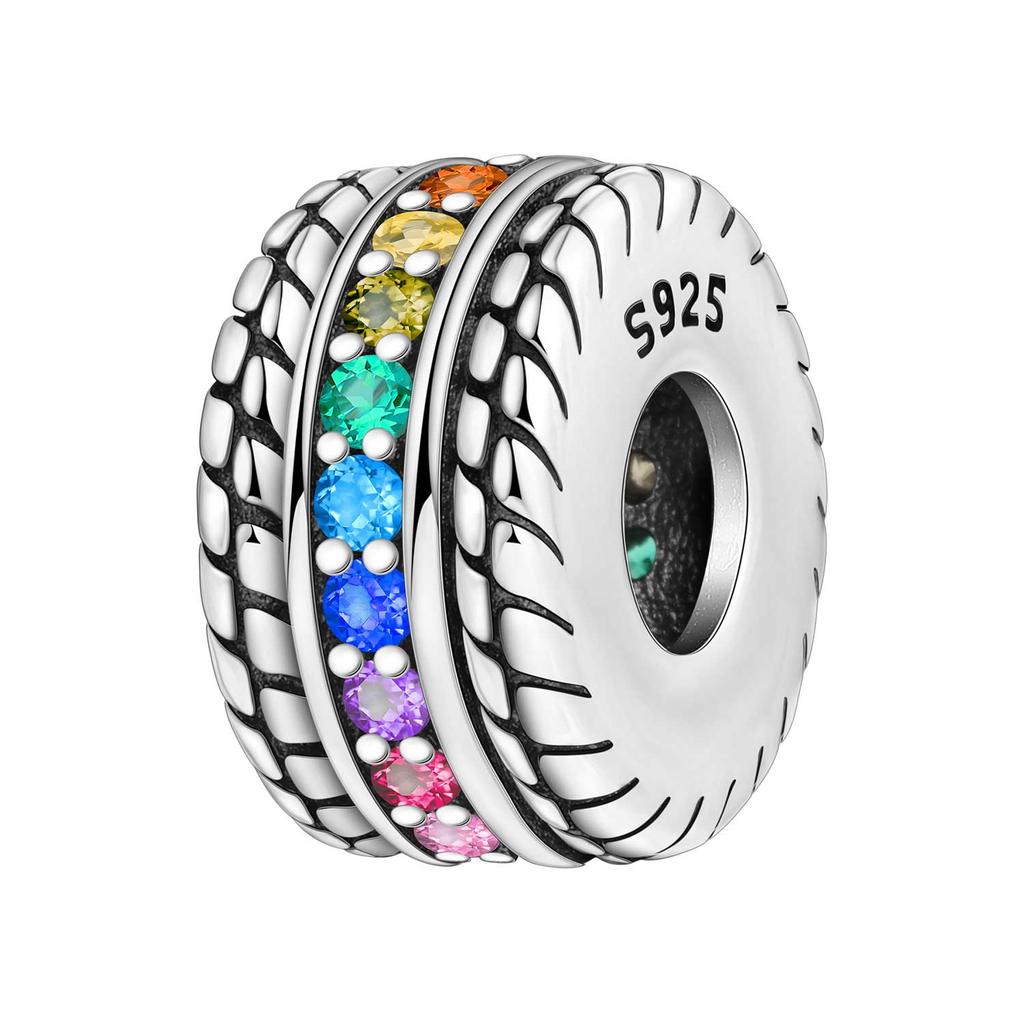 NEW 925 Silver Charm Beads Fit Original Bangle DIY Star Moon Sun Cross Heart Designs Perfect Party Gift