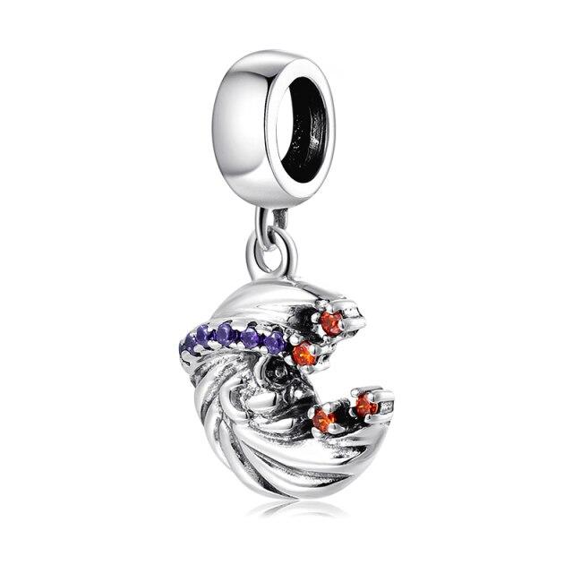 925 Sterling Sølv Ørkenkaktus Glitrende Grønn Cz Anheng For Smykkefremstilling Anheng Passer Originale Charm Designer Armbånd