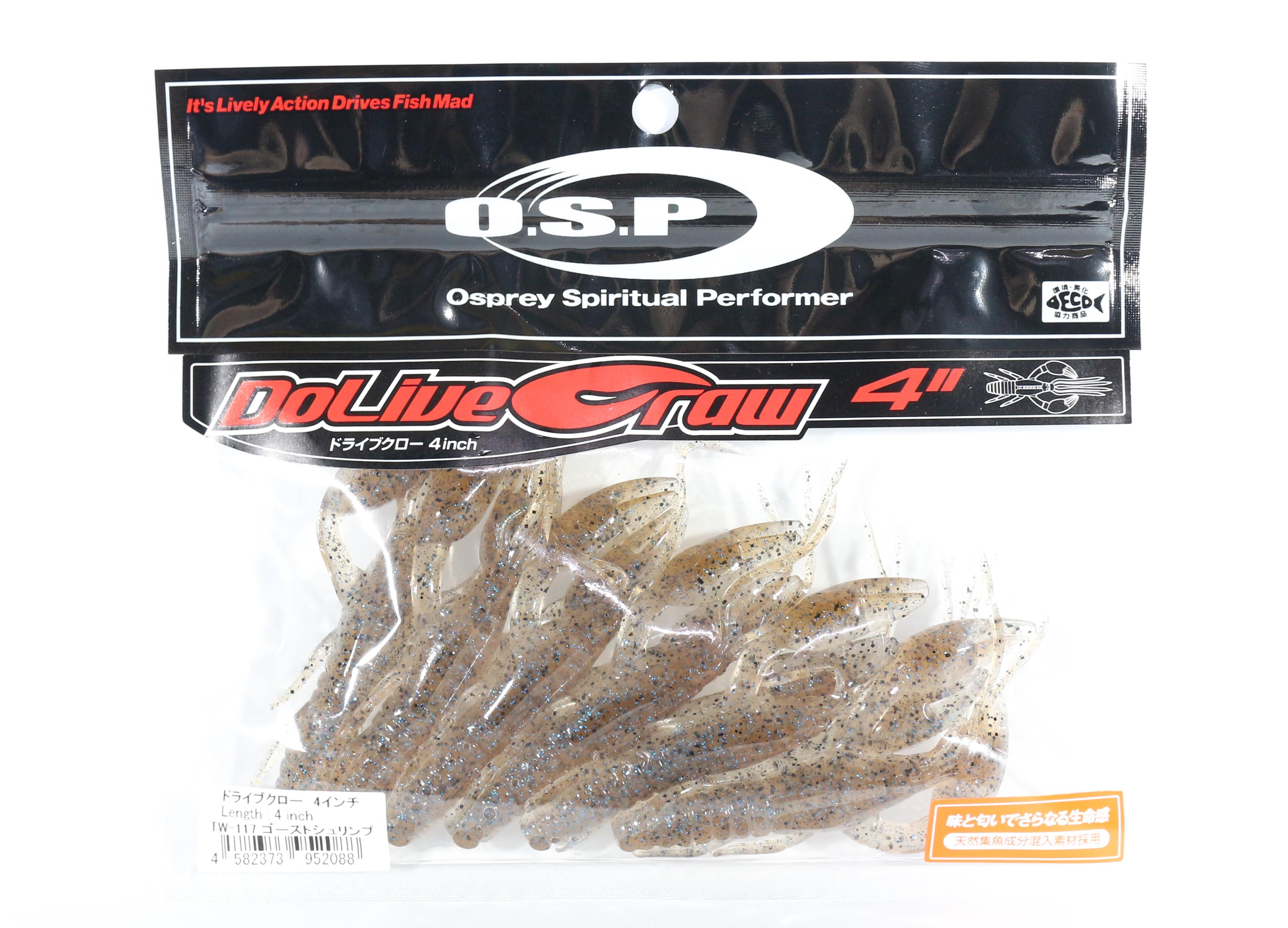 

Мягкая приманка OSP Dolive Craw 4 дюйма TW-117 (2088)
