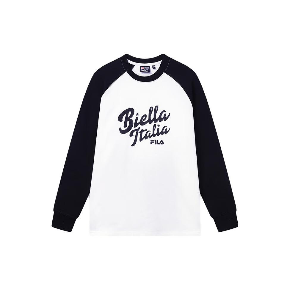 

New FILA Sweatshirt Unisex Coconut Milk White F11U339205FIV XXXL