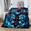 Gothic Style Blanket Ultra-Soft Perfect for Office Bedding Couch All-Season Use Playful Design Gifts For Family Or Friends