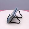 Decorative Metal Dual Function Desktop Organizer Unique Shape Phone Stand Business Card Holder for Office Home