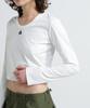 AVIREX Limited Edition Short Embroidery Logo T-Shirt Women's M 033 Off White 783-5230606