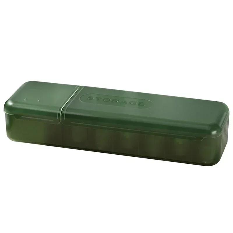 

New Cable Storage Box Organizer Charger Cord Storage Box Data Earphone Large Capacity Thickened Compartment Storage Box with Lid зелёный
