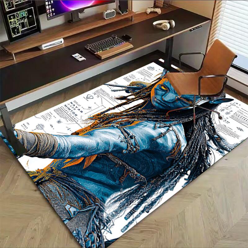 1pz Tappeto Romantico Mondo Avatar per Sala Giochi Camera da Letto Soggiorno Divano Decorazione Casa, Tappeto Area Giochi Bambini Tappetino Antiscivolo Pavimento Y72929