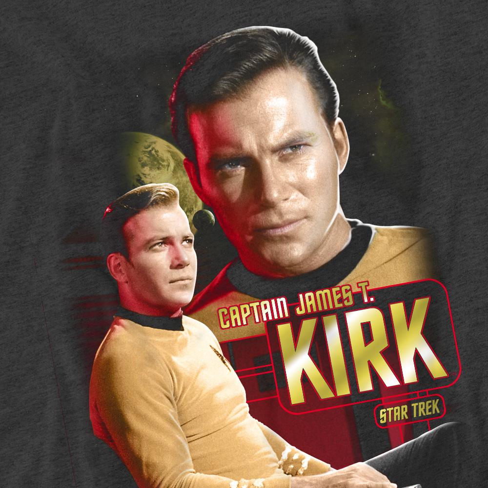 Star Trek Unisex Adult Captain Kirk T-Shirt