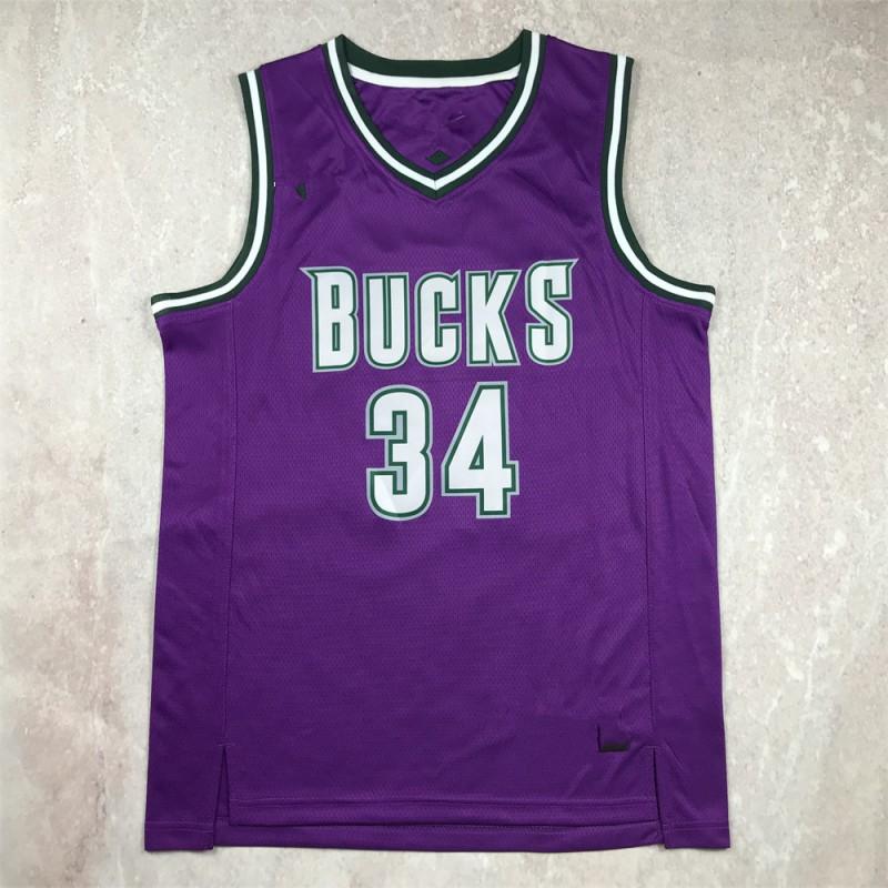 Basketball Jersey Giannis Antetokounmpo Milwaukee Bucks 34 Breathable Sports Uniform Men Women