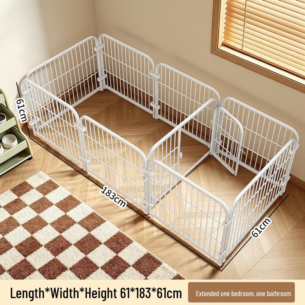 Adjustable Indoor Dog Cage and Fence for Small, Medium, and Large Dogs