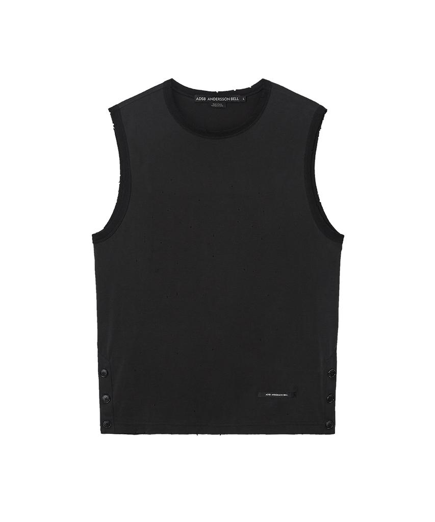 ADSB ANDERSSON BELL Brit Damaged Sleeveless Atb1544M(Charcoal)