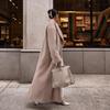 Winter Coat Women Long Sleeve Padded Jacket Wool Top Ladies Overcoat