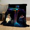 Holy Cross Virgin Mary Jesus Blanket  Printed Blanket for Living Room Bed Couch lunch break Soft Cozy Blanket for Friend's festival Gift