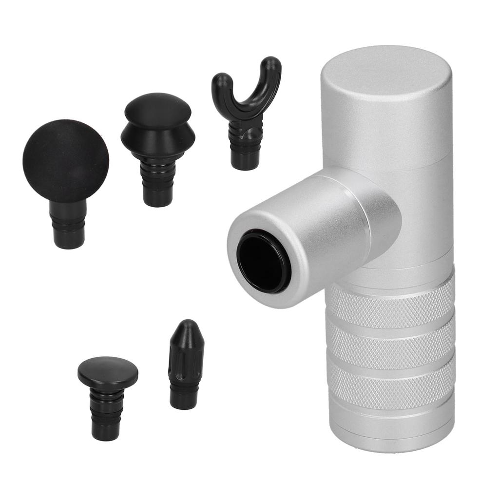 Mini Fascia Massager Aluminum Alloy Electric Vibration MultiGear USB Charging MultiFunction Massage