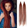 24 Inch DreadLock Extensions Handmade Thin And Soft Reggae Hip-Hop Style Synthetic DreadLock Extensions Crochet Hair for Women