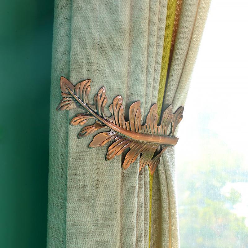 

U-hook New Fashionable Leaf Curtain Wall Hook U-hook Simple Modern Hooks No Balls Required Curtain Accessories Home Accessories червоний