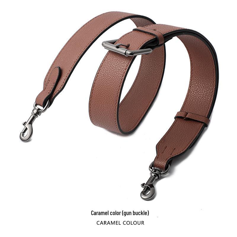Lychee Grain Cowhide Bag Replacement Strap - Dionysus Versatile Wide Shoulder Strap MHS-A-9