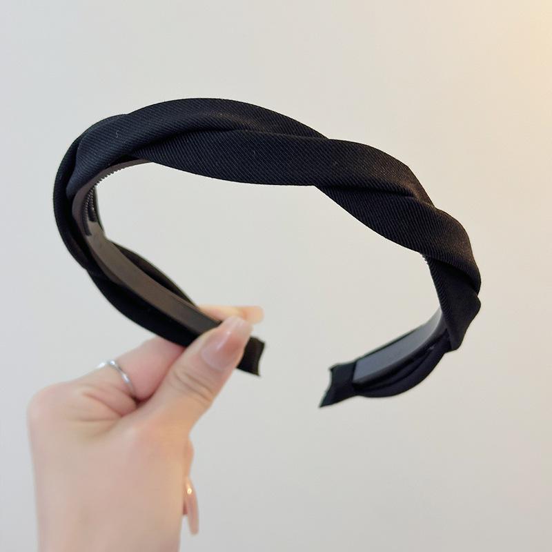 2024 Korean Style Braided Headband: High-End, Versatile Hair Accessory for Washing Face or Going Out